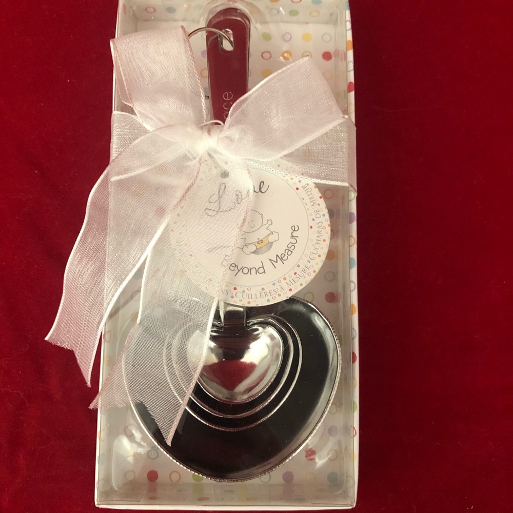 "Love Beyond Measure"  Heart Measuring Spoons